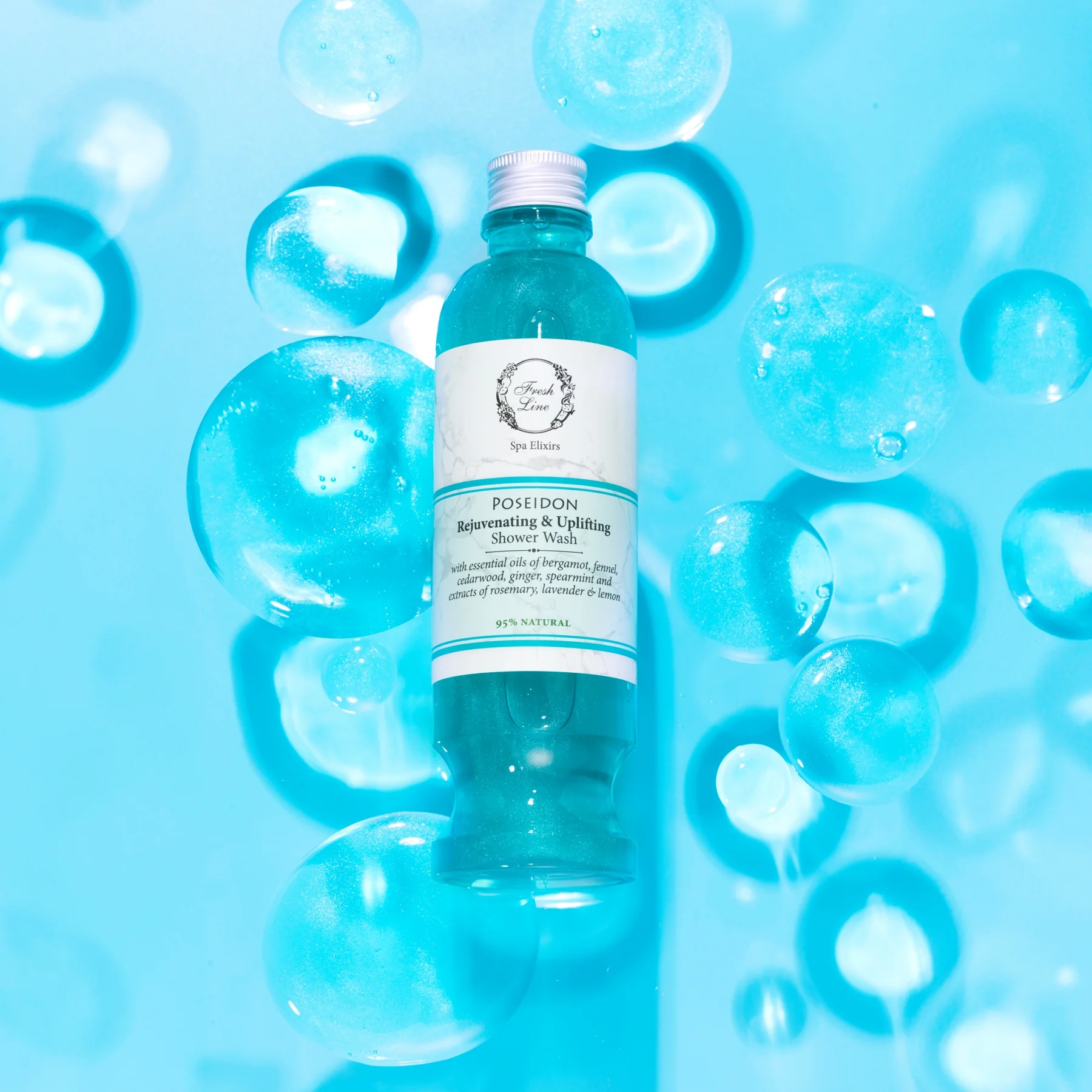 FRESH LINE - POSEIDON Αφρόλουτρο για Αναζωογόνηση & Τόνωση - 250ml