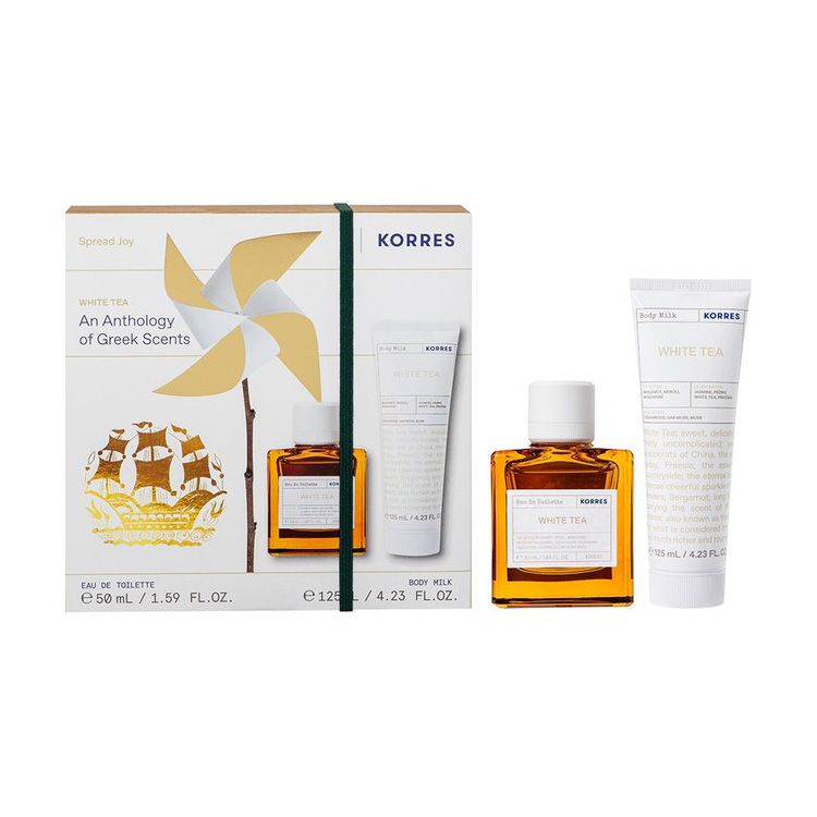KORRES - PROMO PACK WHITE TEA Eau de Toilette - 50ml & Body Milk - 125ml