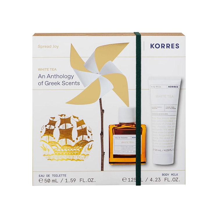 KORRES - PROMO PACK WHITE TEA Eau de Toilette - 50ml & Body Milk - 125ml