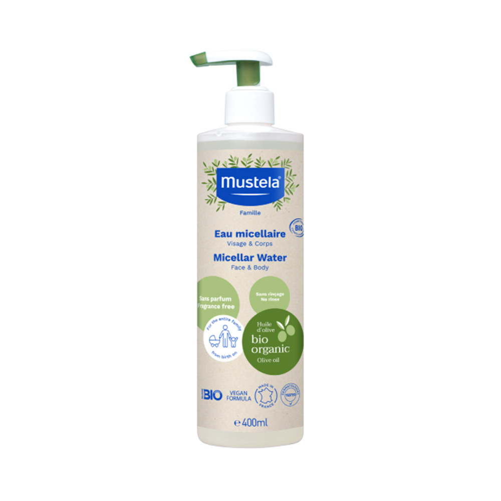 MUSTELA - Organic Certified No Rinse Micellar Water - 400ml