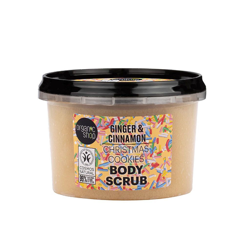 NATURA SIBERICA Organic Shop Body Scrub Christmas Cookies - 250ml