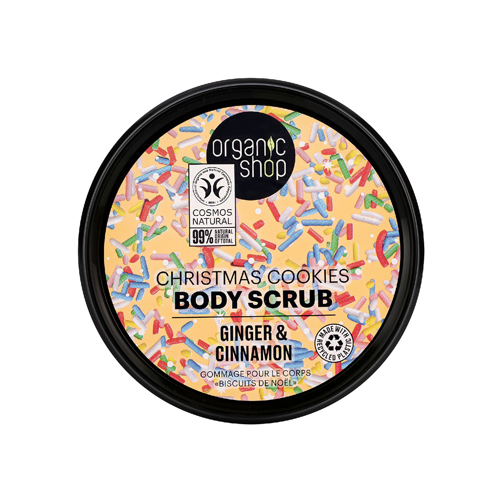 NATURA SIBERICA Organic Shop Body Scrub Christmas Cookies - 250ml