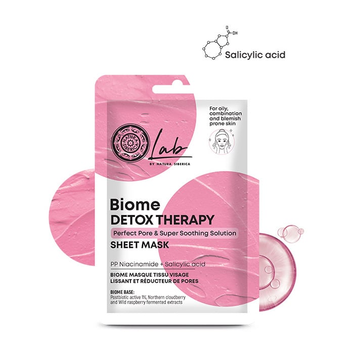 NATURA SIBERICA - LAB BIOME Detox Therapy Sheet Mask