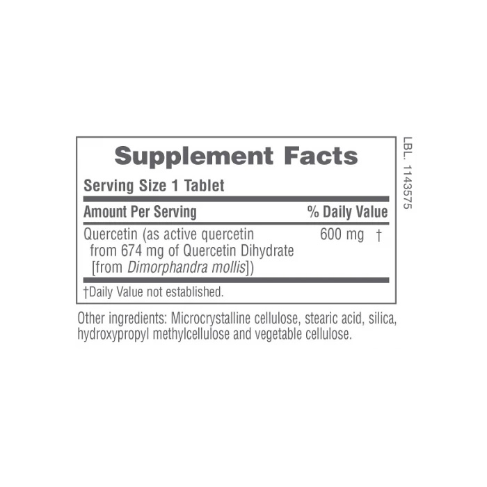 NATURES PLUS - Quercetin 600mg - 60tabs
