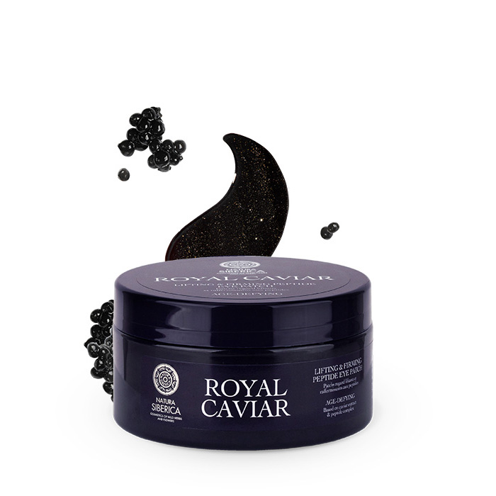 NATURA SIBERICA - ROYAL CAVIAR Lifting & Firming Peptide Eye Patches - 60τεμ.
