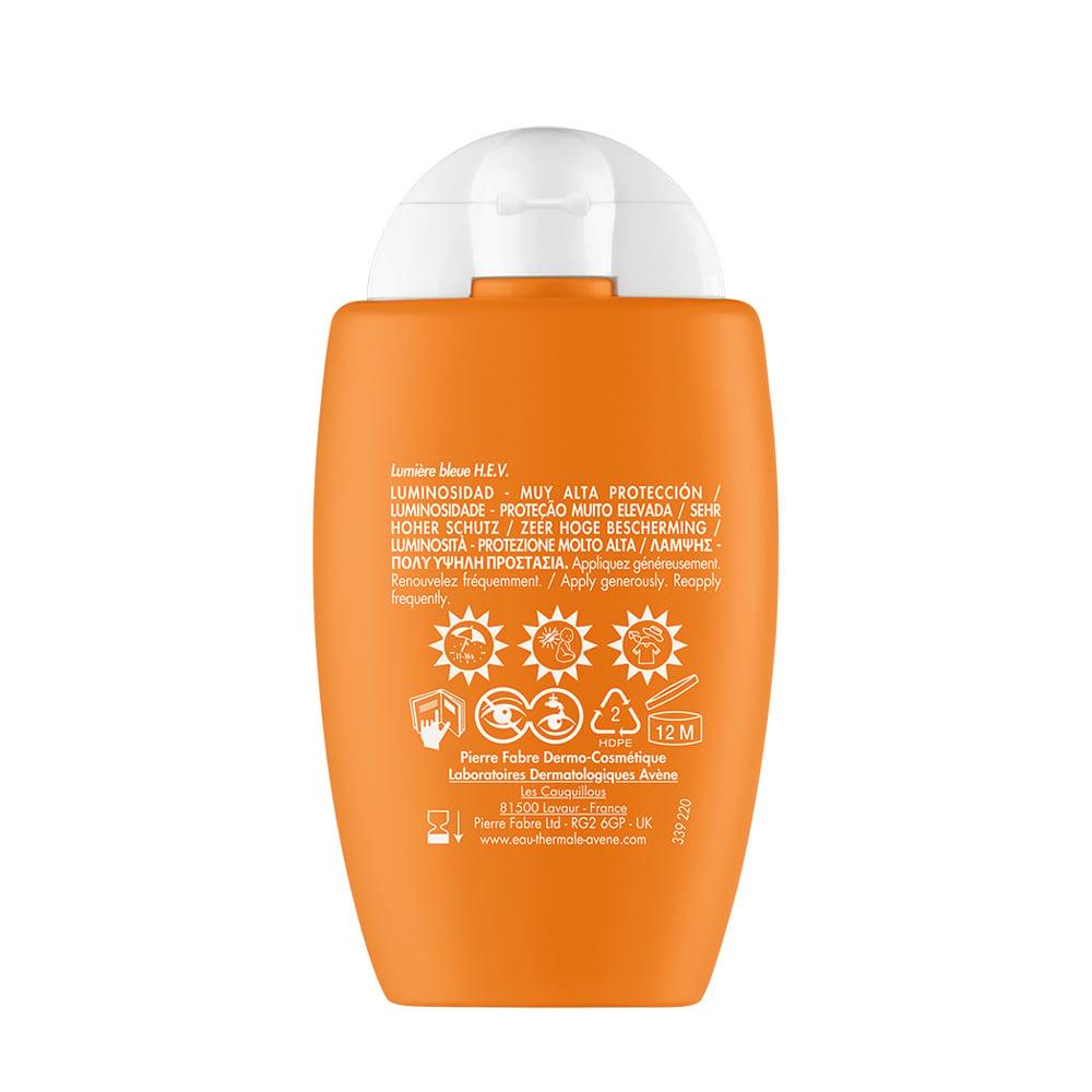 AVENE - Ultra Fluid Radiance SPF50+ Λεπτόρρευστο Αντηλιακό Προσώπου για Φυσική Λάμψη του Δέρματος - 50ml