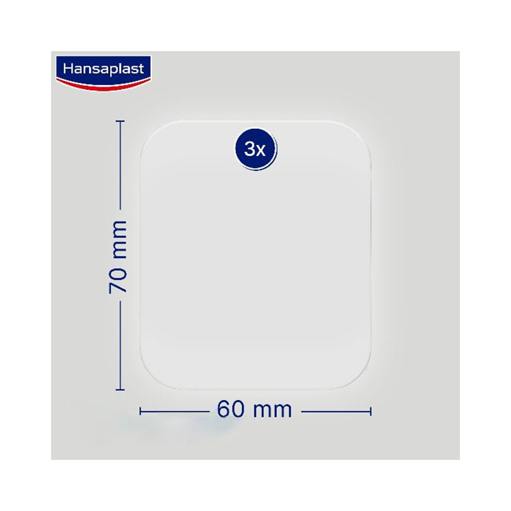 HANSAPLAST - SECOND SKIN PROTECTION XL Λεπτά & Ελαστικά Αδιάβροχα Επιθέματα - 3τεμ.