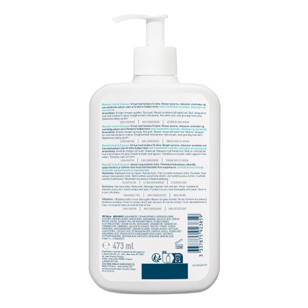 CERAVE - Blemish Control Cleanser Gel - 473ml