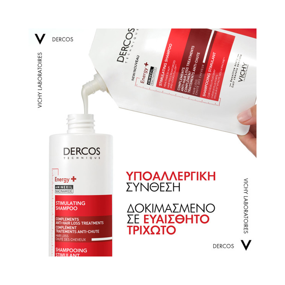VICHY - DERCOS ENERGY+ Shampooing Stimulant (Refill) - 400ml