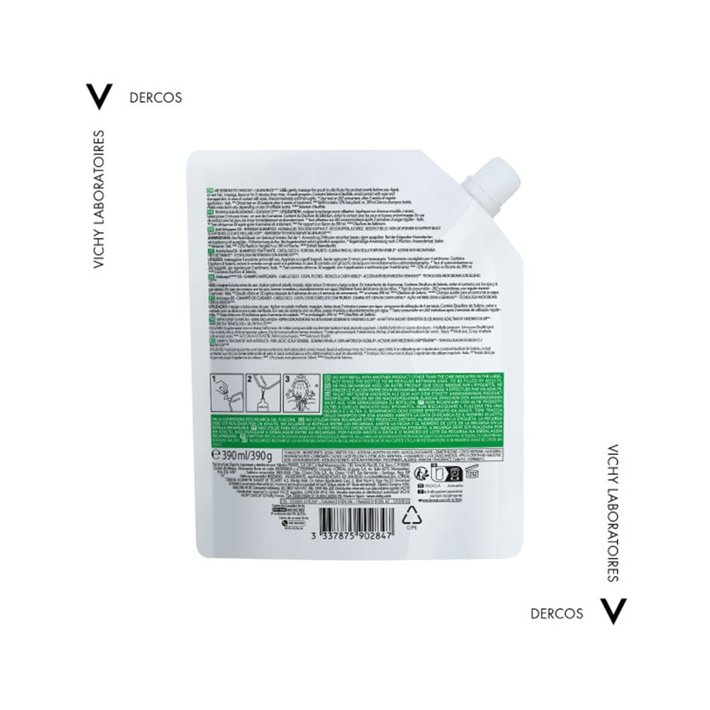 VICHY - DERCOS Shampooing Anti-Dandruff DS (refill) - 390ml Dry Hair