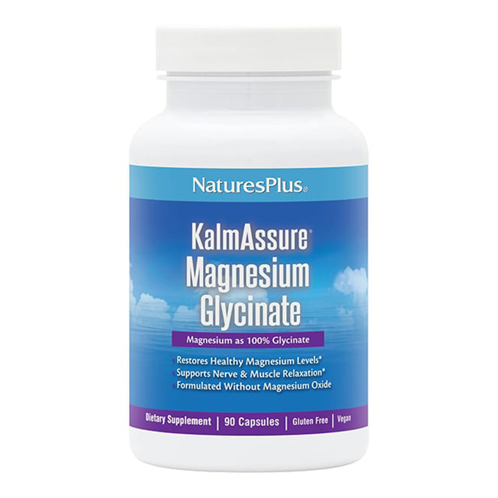 NATURES PLUS - Kalmassure Magnesium Glycinate - 90caps