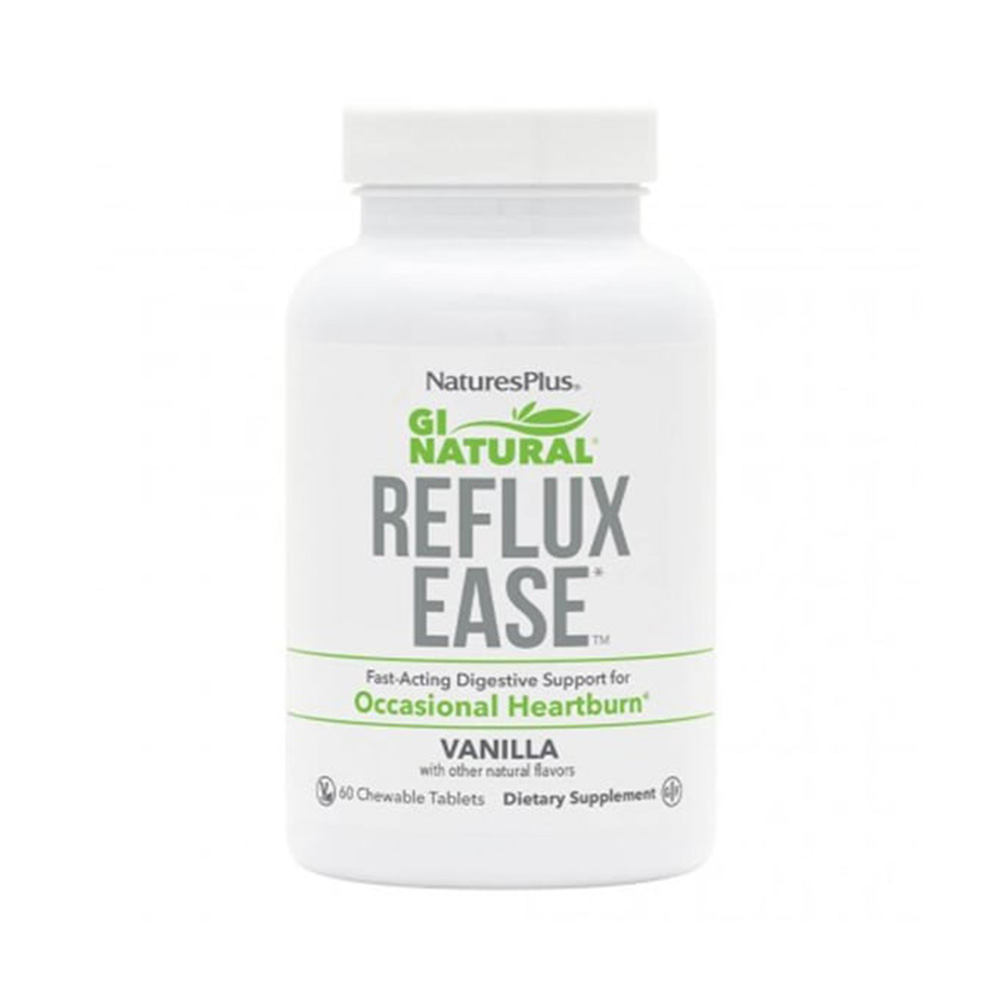 NATURES PLUS - Reflux Ease (vanilla) - 60chew.tabs