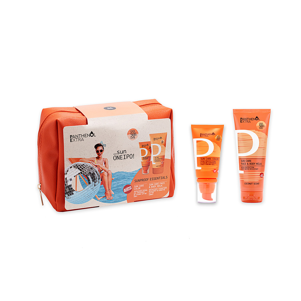 PANTHENOL EXTRA - PROMO PACK SUN CARE Gel-Creme Color SPF50 - 50ml & Face & Body Milk SPF50 - 100ml