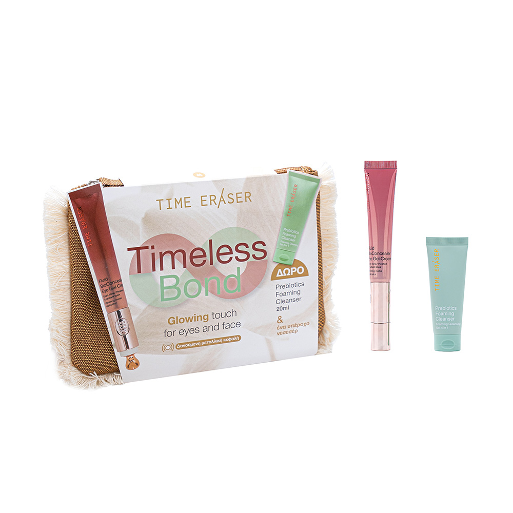 TIME ERASER - PROMO PACK Timeless Bond Fluid BioConcealer Τζέλ Ματιών ...