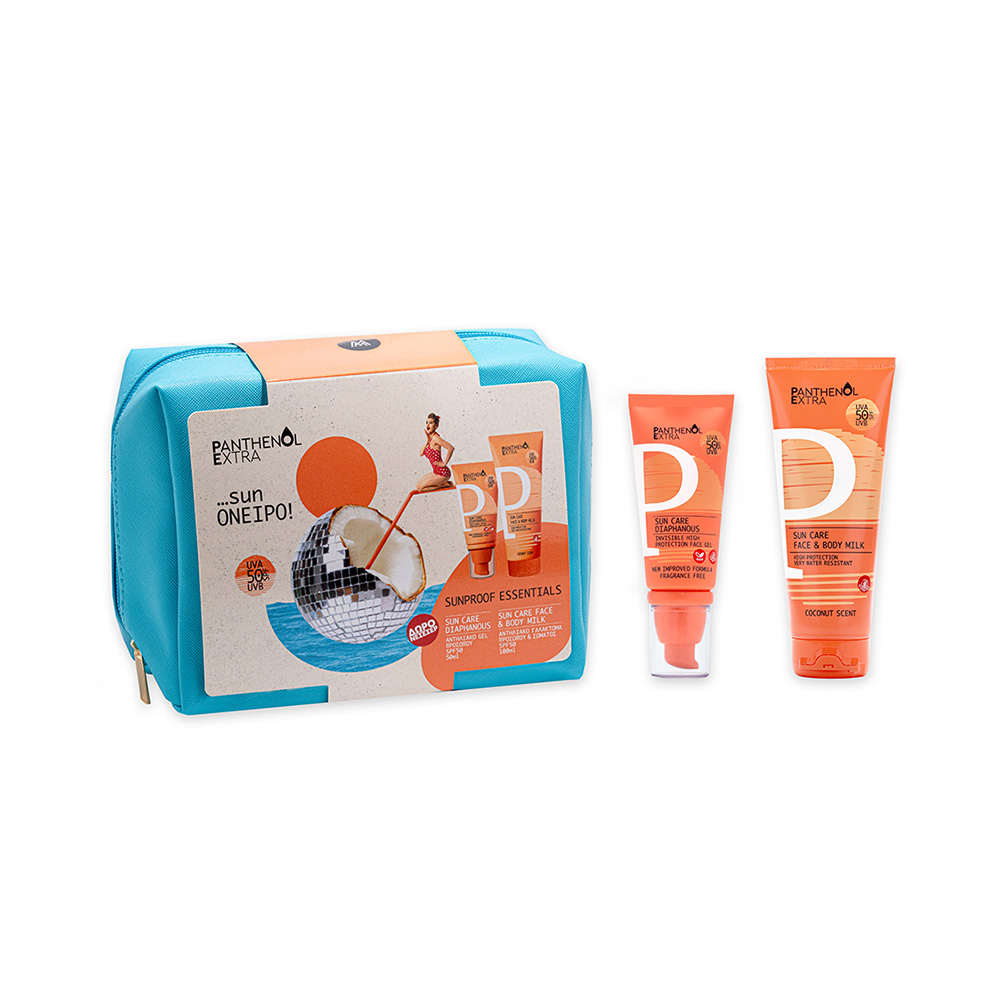 PANTHENOL EXTRA - PROMO PACK SUN CARE Diaphanous SPF50 - 50ml & Face & Body Milk SPF50 - 100ml