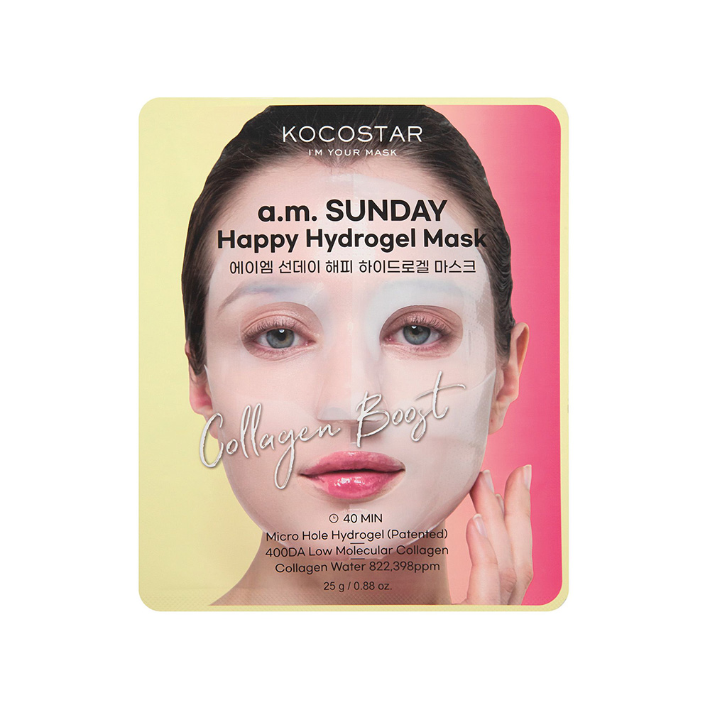 KOCOSTAR - A.M. Sunday Happy Hydrogel Mask Micro-hole - 1τεμ.