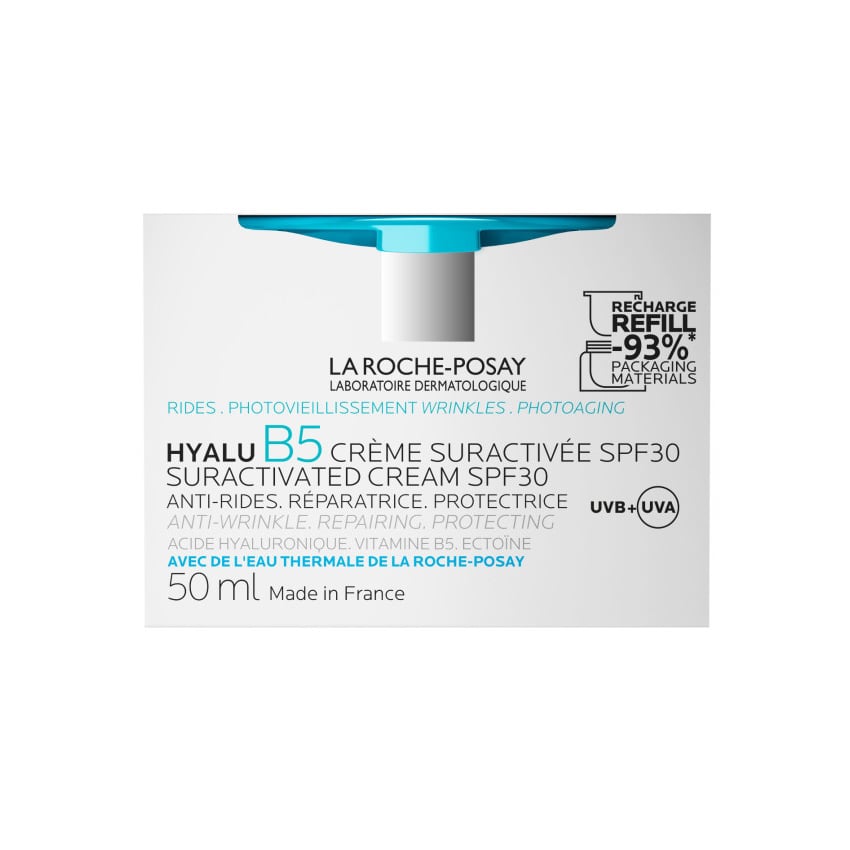 LA ROCHE-POSAY - HYALU B5 Suractivated Cream SPF30  Αντιρυτιδική κρέμα για άμεση σύσφιξη και λείανση (refill) - 50ml
