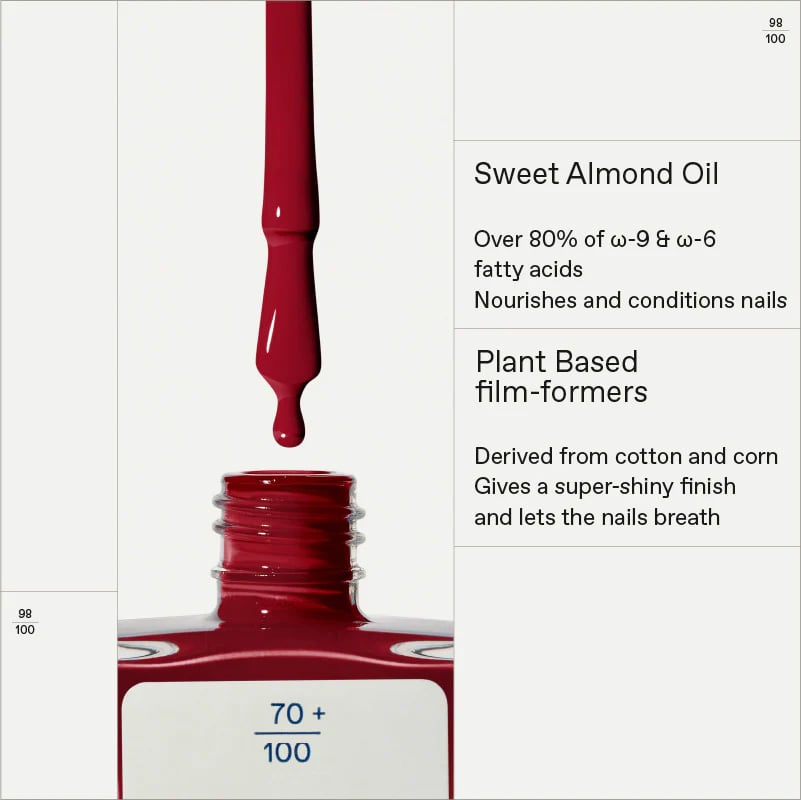KORRES - No No Nail Polish 57 Wine Red - 11ml