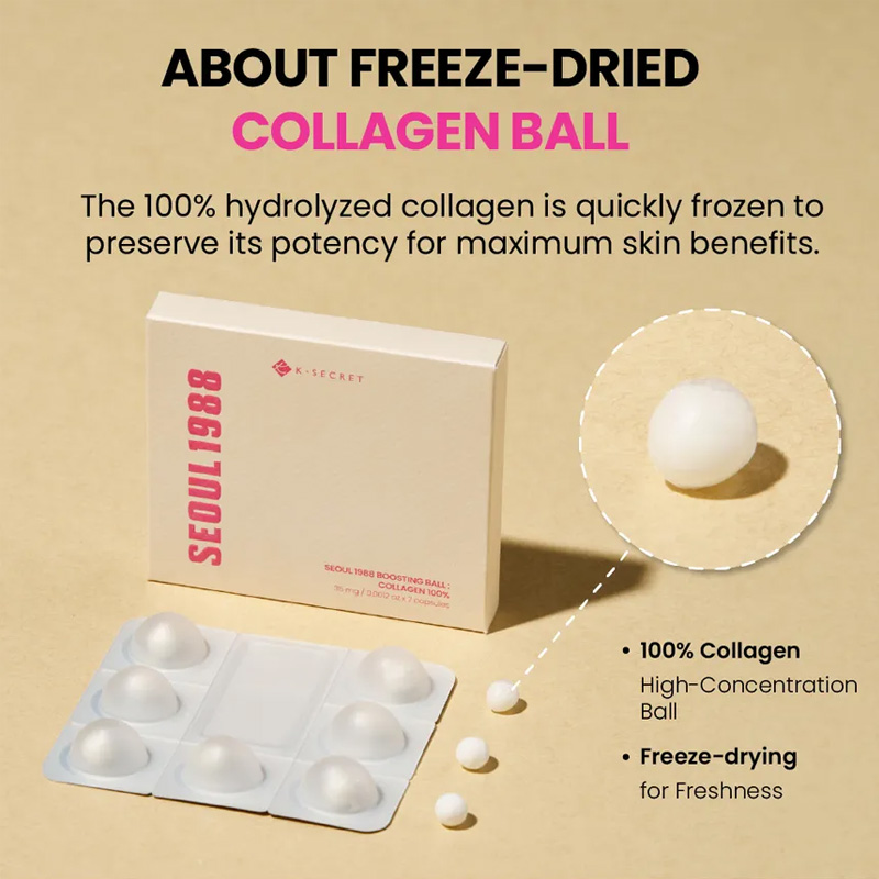 KSECRET - SEOUL 1988 Boosting Ball Collagen 100% - 7caps
