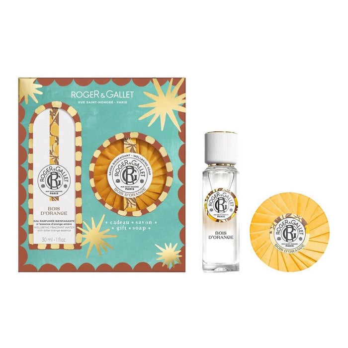 ROGER GALLET - PROMO PACK BOIS D' ORANGE Wellbeing Fragrant Water - 30ml & Soap Bar - 100g