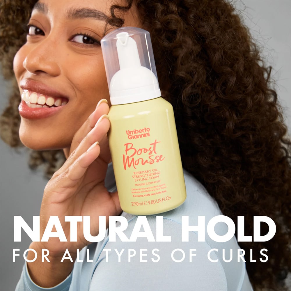 UMBERTO GIANNINI - STRONG CURLS Boost Mousse Rosemary Oil - 300ml