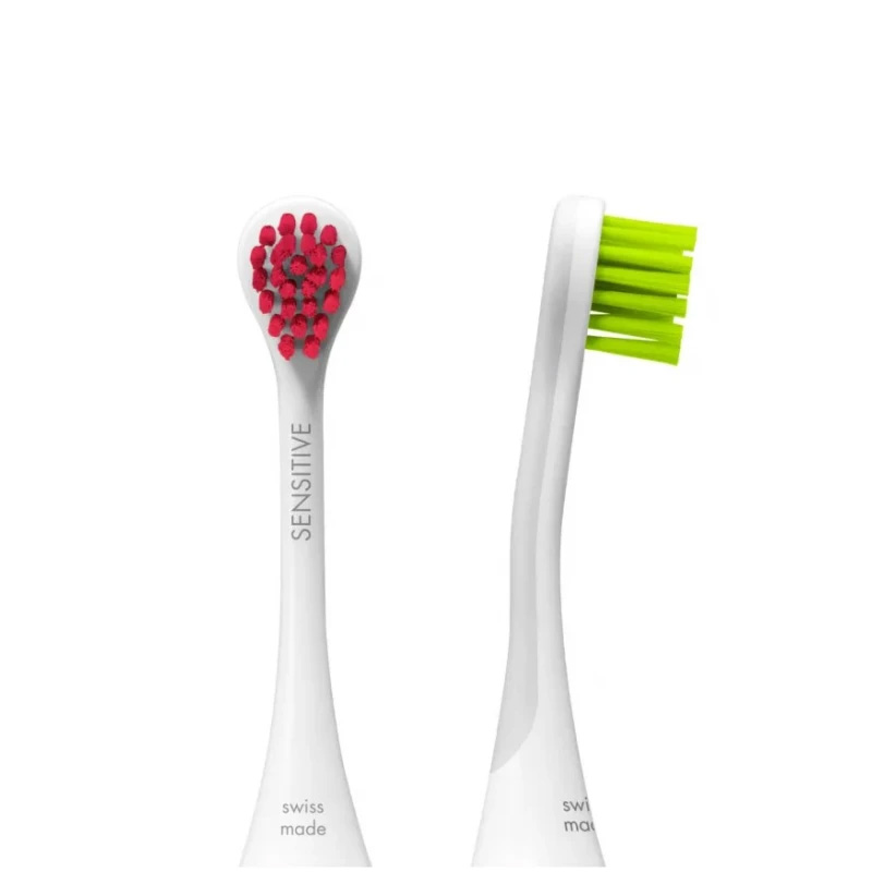 CURAPROX - HYDROSONIC Sensitive Ανταλλακτικές Κεφαλές Magenta-Green - 2τμχ