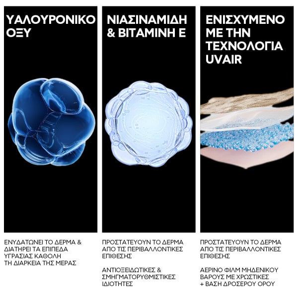 LA ROCHE-POSAY ANTHELIOS UV AIR Tinted Light Aντηλιακό Προσώπου ΜΕ ΧΡΩΜΑ SPF50+ - 50ml