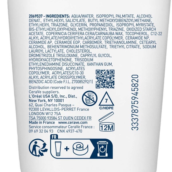 CERAVE - Invisible Hydrating Sunscreen SPF30 Αντηλιακό για πρόσωπο και σώμα - 75ml