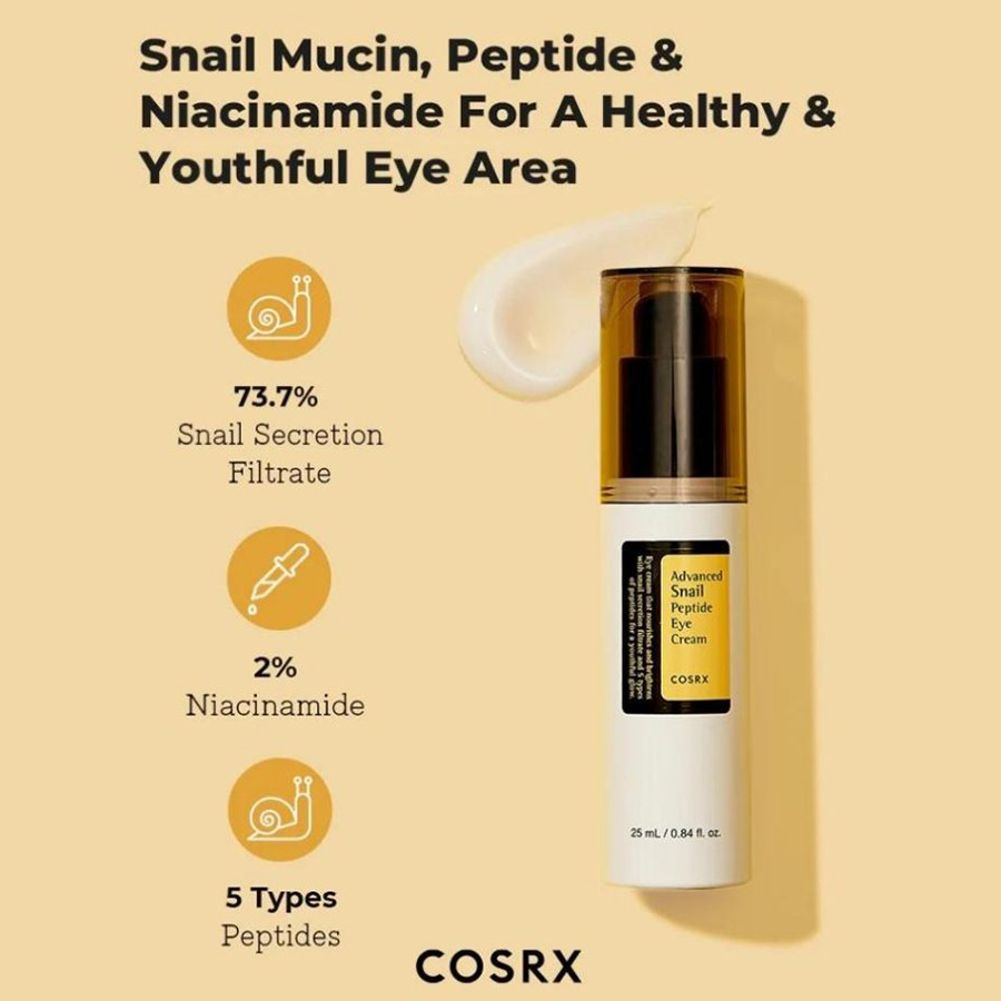 COSRX - Advanced Snail Peptide Eye Cream Κρέμα ματιών - 25ml