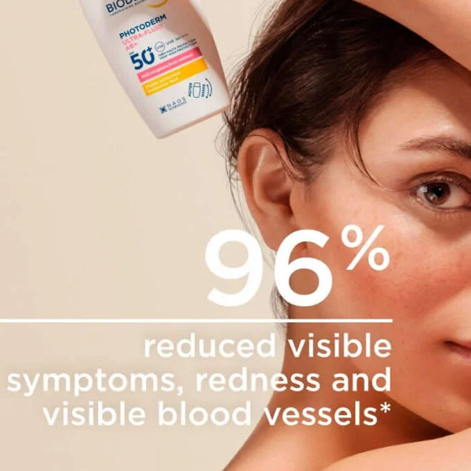 BIODERMA - PHOTODERM Ultra-Fluid AR+ SPF50+ Αντηλιακό Προσώπου κατά της Ερυθρότητας - 40ml
