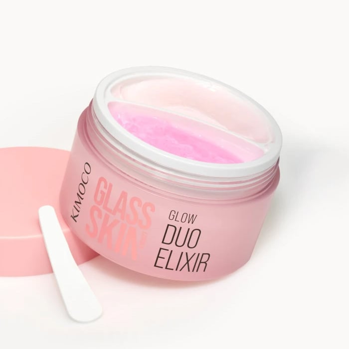 KIMOCO - GLASS SKIN Duo Elixir Κρέμα & Ορός προσώπου για Λάμψη και Ενυδάτωση - 100g