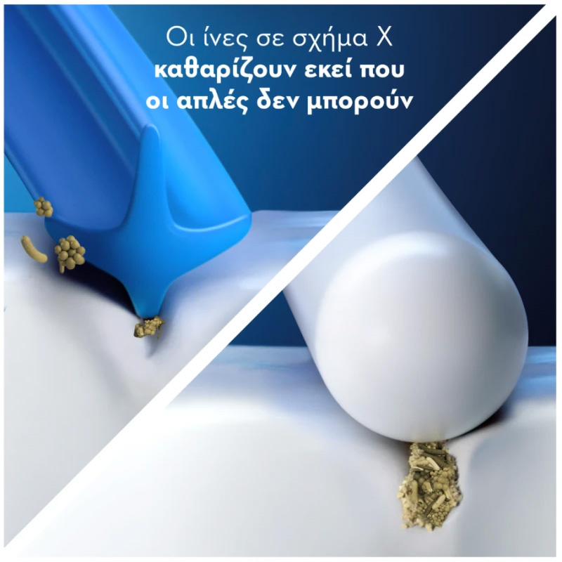 ORAL-B - PRO CROSS ACTION Ανταλλακτικές Κεφαλές Μαύρες - 4τεμ.