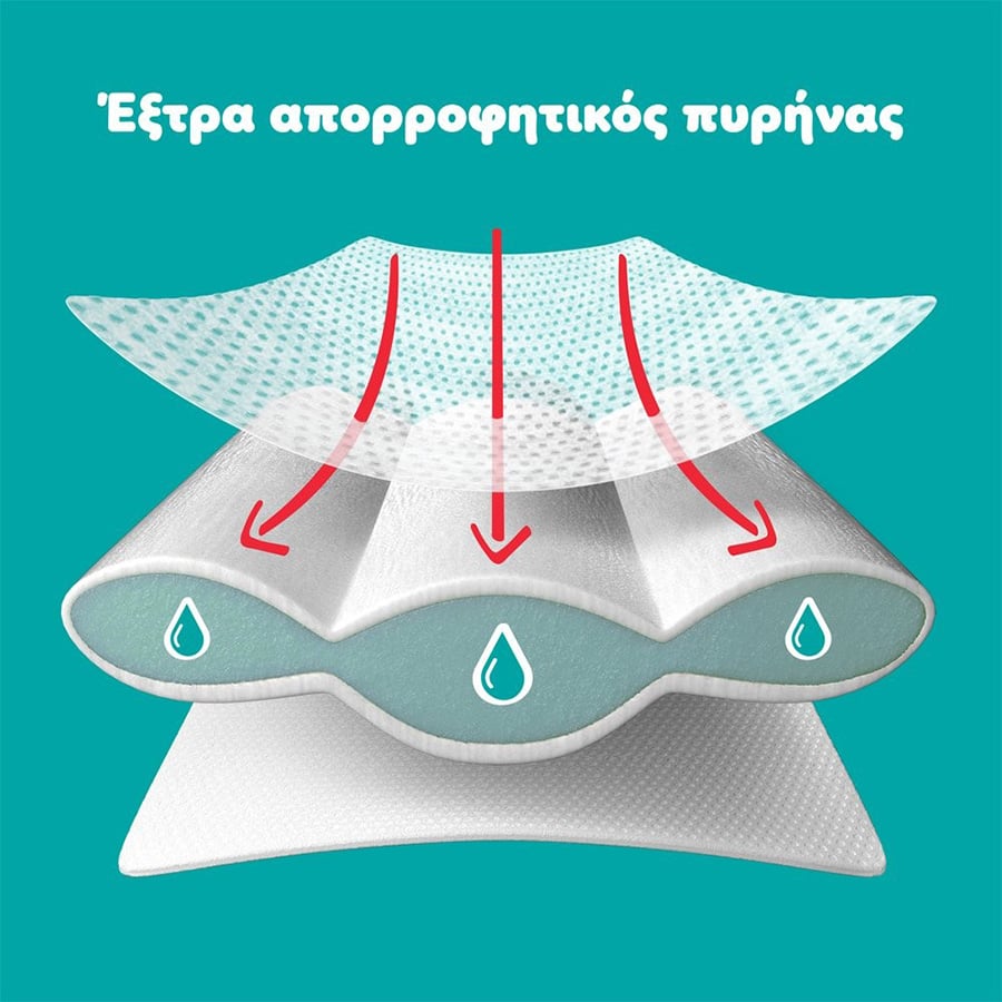 PAMPERS - MONTHLY PACK ACTIVE BABY Pants Νο7 (15+kg) - 128τεμ.