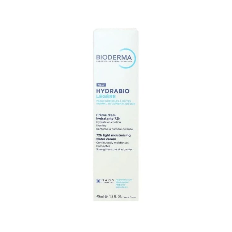 BIODERMA - HYDRABIO 72h Light Moisturising Water Cream Ενυδατική Κρέμα ελαφριάς υφής - 40ml