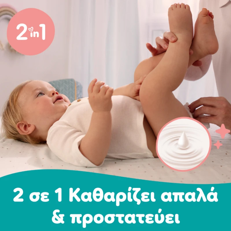 PAMPERS - MONTHLY PACK Sensitive Μωρομάντηλα - 960τμχ (12x80)