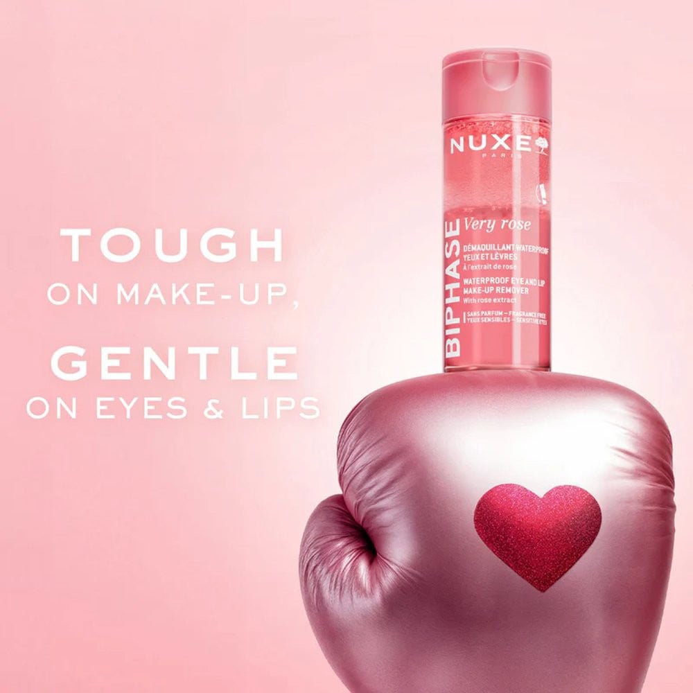 NUXE - VERY ROSE Waterproof Eye & Lip Makeup Remover Διφασικό ντεμακιγιάζ για μάτια και χείλη - 100ml