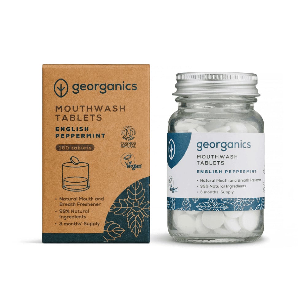 GEORGANICS - Στοματικό Διάλυμα σε Δισκία, με μέντα - 180δισκία