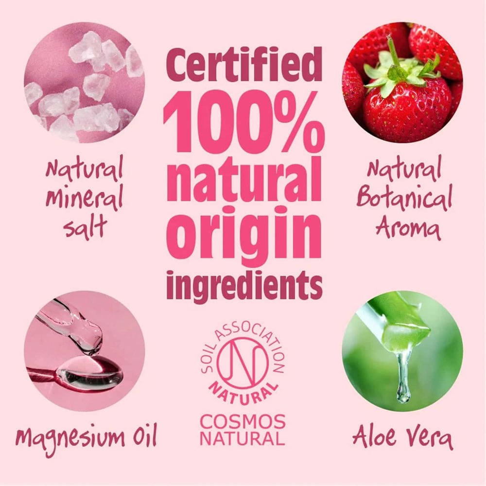 SALT OF THE EARTH - Fresh Strawberry Επαναγεμιζόμενο Αποσμητικό Spray (vegan) - 100ml