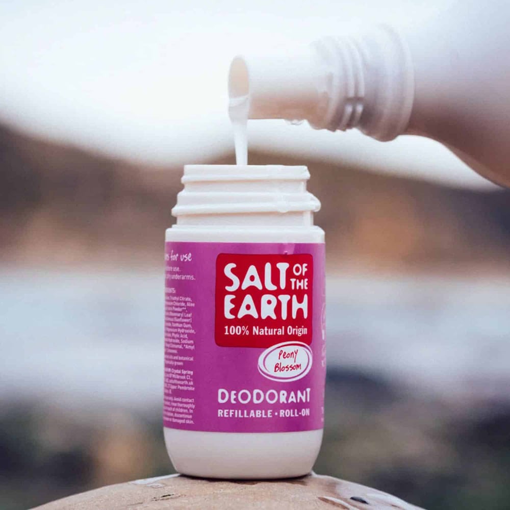 SALT OF THE EARTH - Peony & Blossom Επαναγεμιζόμενο Αποσμητικό Roll-On (vegan) - 75ml