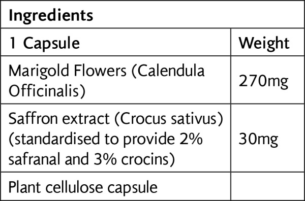 VIRIDIAN - Saffron Extract 30mg Υποστήριξη χαλάρωσης & θετικής διάθεσης - 30caps