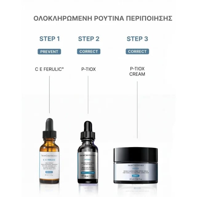 SKINCEUTICALS - P-TIOX Αντιρυτιδική Κρέμα για Oρατή Mείωση Ρυτίδων και Πόρων - 48ml