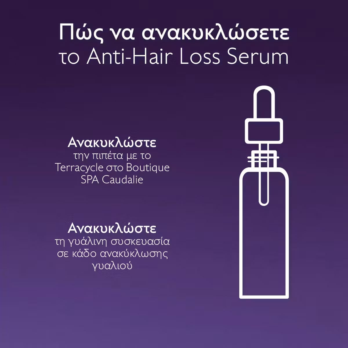 CAUDALIE - Anti-Hair Loss Serum Ορός μαλλιών κατά της τριχόπτωσης - 50ml