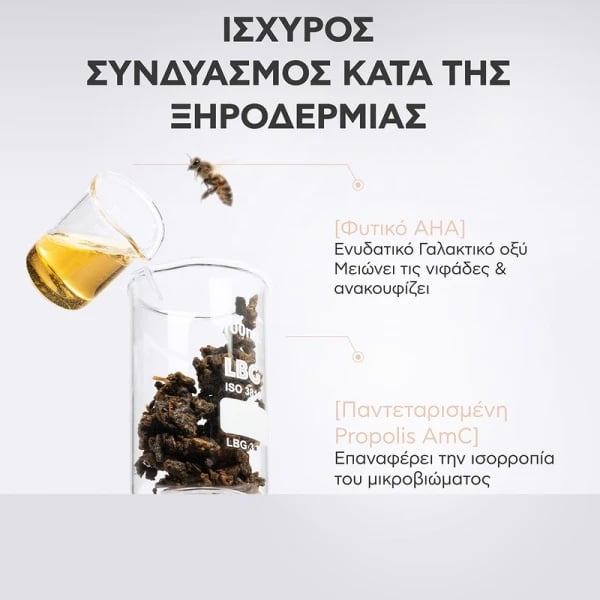 APIVITA - Δερματολογικό Σαμπουάν κατά της Ξηροδερμίας με propolis AC & φυτικό AHA - 250ml