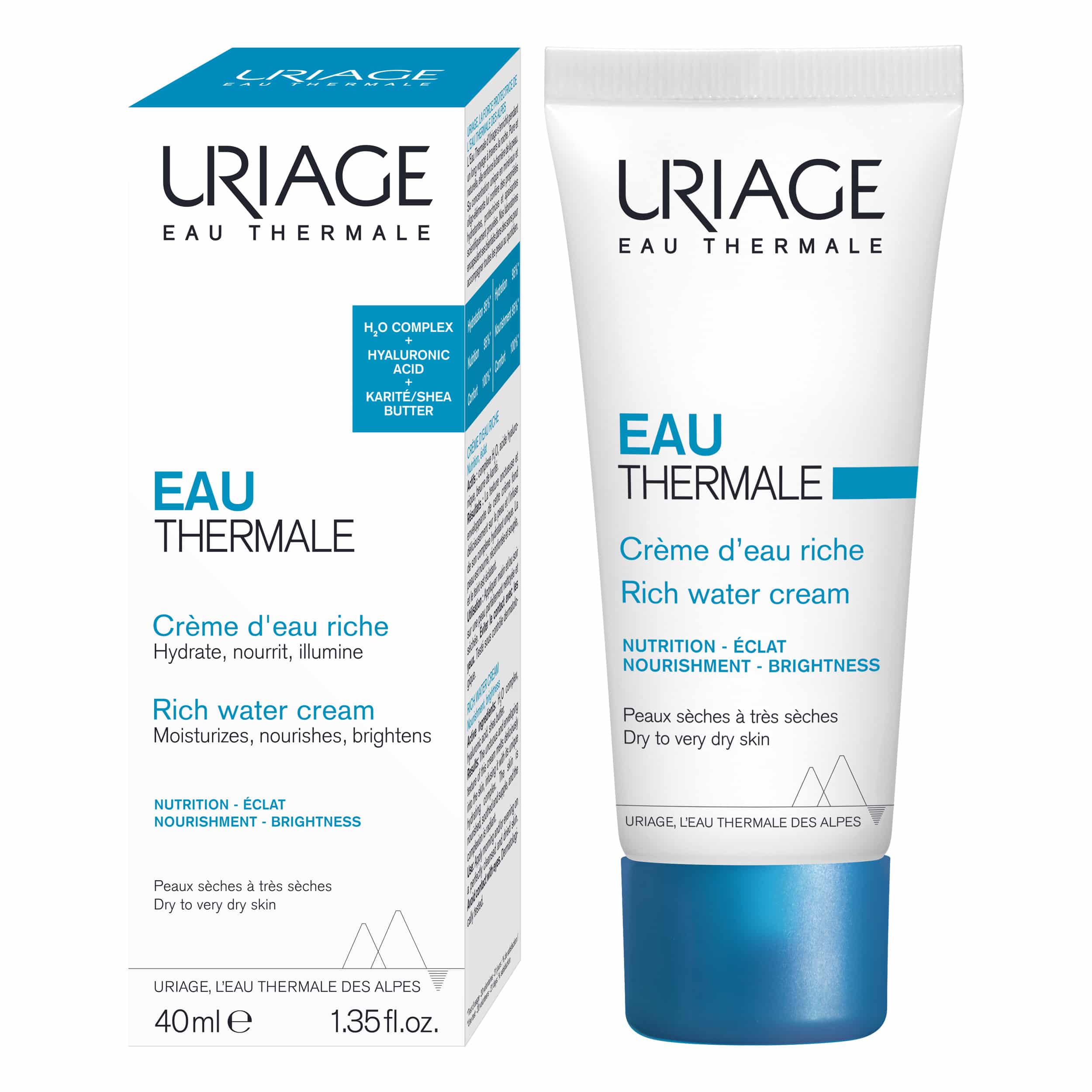 URIAGE - EAU THERMALE Creme D'Eau Riche - 40ml