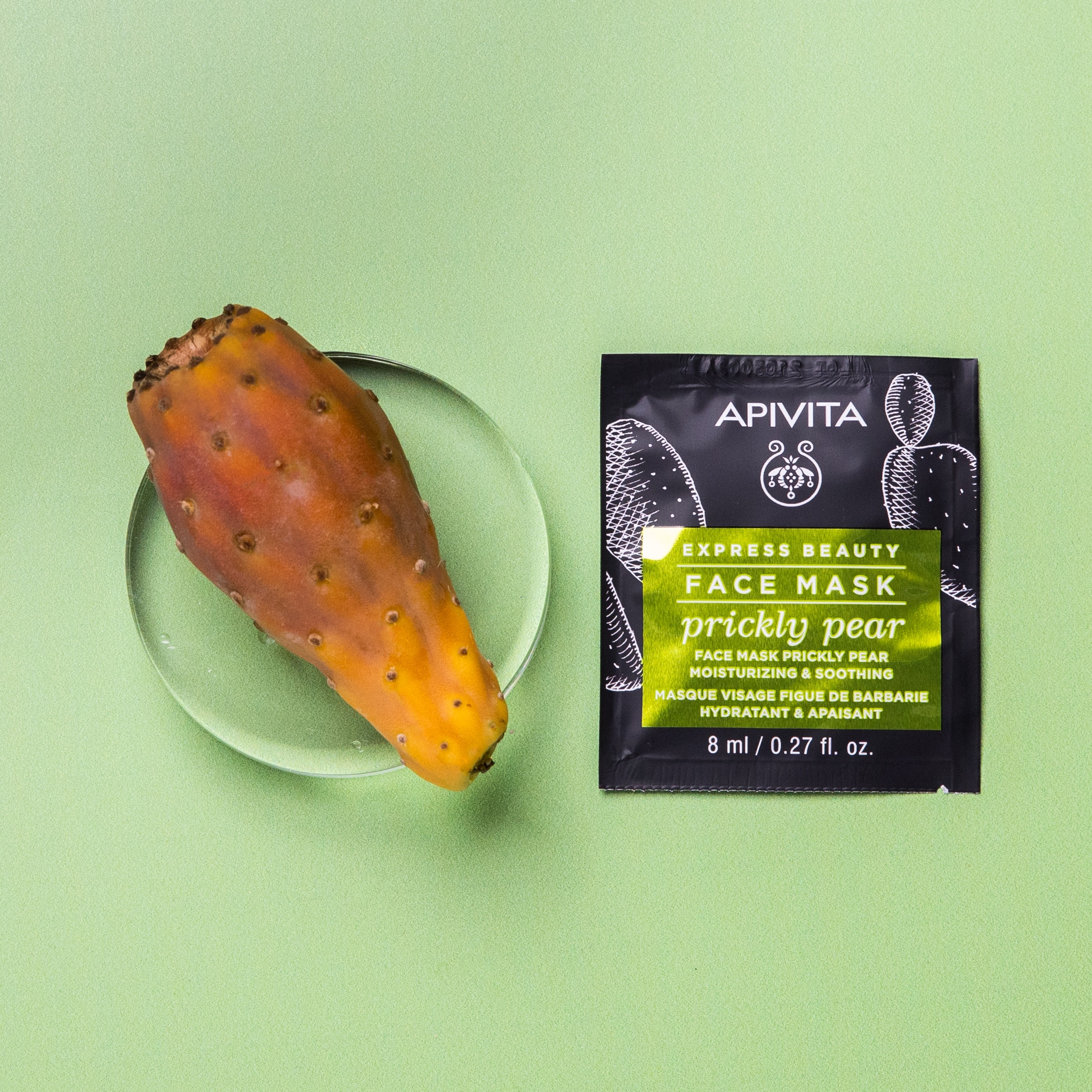 APIVITA - EXPRESS BEAUTY Μάσκα Προσώπου με Φραγκόσυκο - 2x8ml