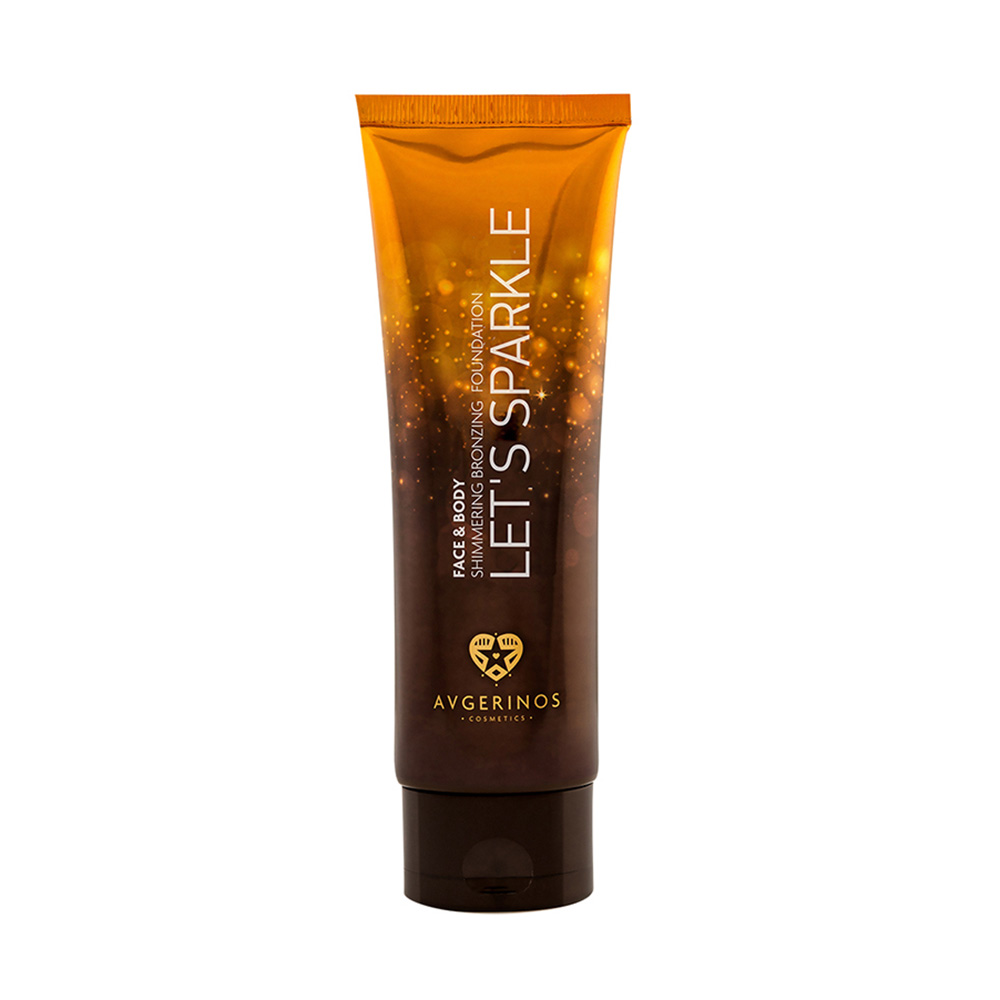 AVGERINOS COSMETICS - LET'S SPARKLE Bronzer Glitter Foundation (Face & Body) - 120ml