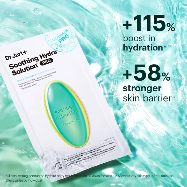 DR.JART+ - DERMASK Soothing Hydra Solution Pro Μάσκα Προσώπου με καταπραυντική δραση - 26g