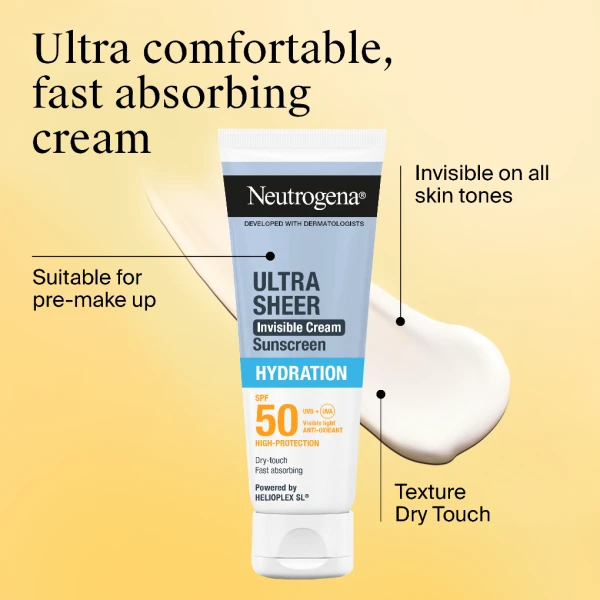 NEUTROGENA - ULTRA SHEER Invisible Cream Hydration SPF50 - 50ml