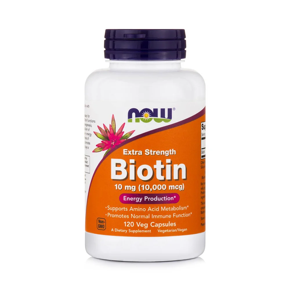 NOW - Biotin 10mg Extra Strenght - 120caps