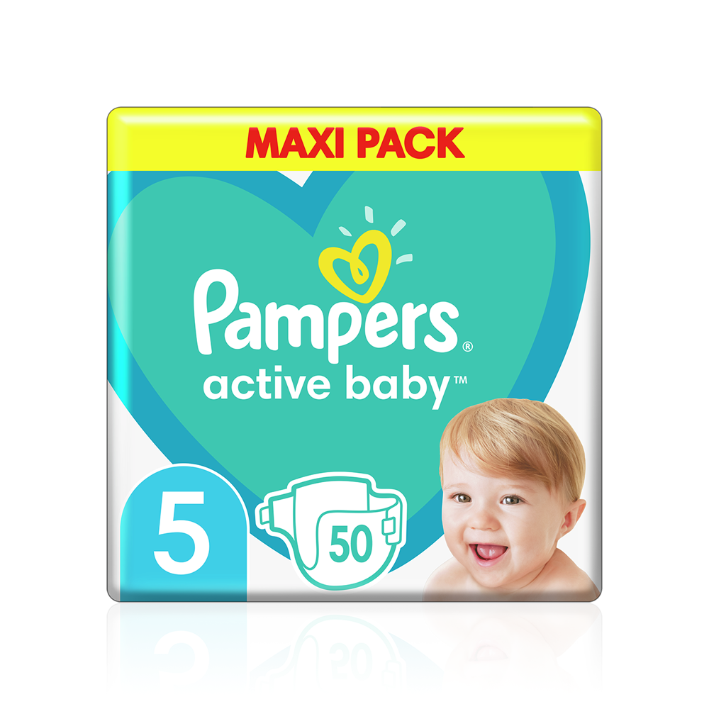 PAMPERS - MAXI PACK Active Baby Νο5 (11-16kg) - 50 πάνες